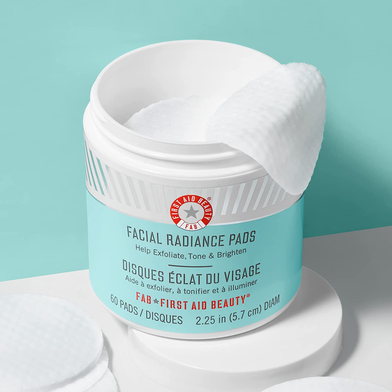 First Aid Beauty Facial Radiance Pads – Daily Exfoliating Pads with AHA that Help Tone & Brighten Skin – 60 Count - Image 6